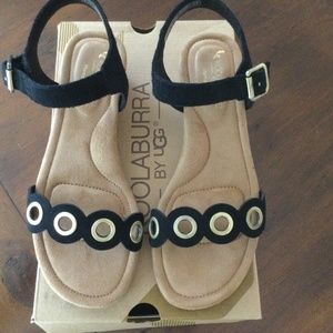 Koolaburra by Ugg sandals. Black. Size 5. New in box.